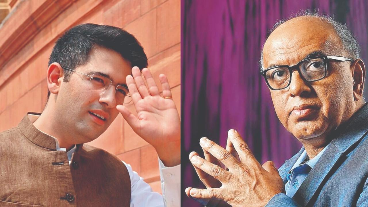 રાઘવ ચઢ્ઢા અને સંજીવ બિખચંદાની 