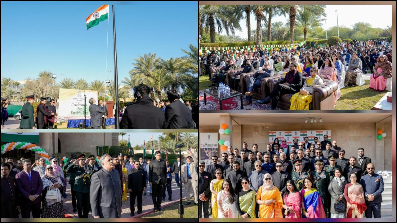 ભારતીય દૂતાવાસના 77મા પ્રજાસત્તાક દિવસની ઉજવણીના કાર્યક્રમમાં આશરે 500 લોકોએ ભાગ લીધો હતો.
