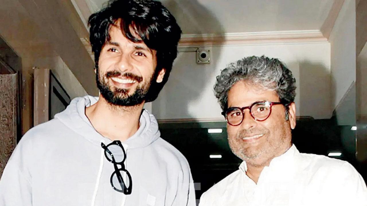 શાહિદ કપૂર અને ડિરેક્ટર વિશાલ ભારદ્વાજ