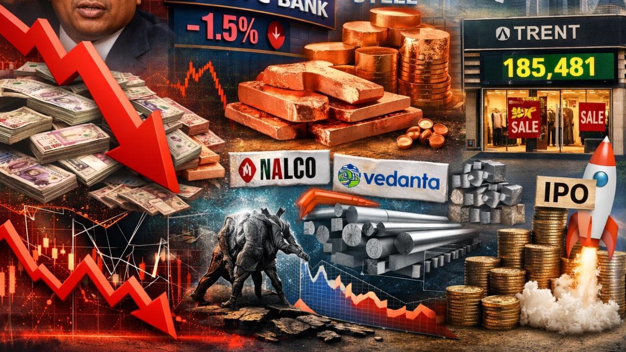 ટ્રમ્પની ધાકમાં રિલાયન્સ અને એના ભારમાં શૅરબજારમાં ૩૭૬ પૉઇન્ટની નબળાઈ