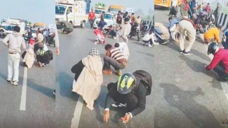 નૅશનલ હાઇવે પર થયો ચાંદીનો વરસાદ, લોકો માંડ્યા લૂંટવા