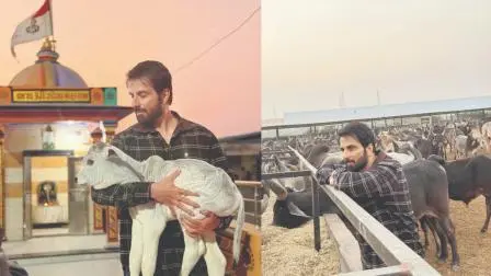 સોનુ સૂદ ગુજરાતના પાટણ જિલ્લાના સાંતલપુર તાલુકામાં આવેલી વરાહી ગૌશાળામાં