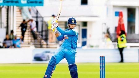 વૈભવ સૂર્યવંશી બીજી વન-ડે મૅચમાં ૨૪ બૉલમાં ૬૮ રનની શાનદાર ઇનિંગ્સ રમ્યો હતો