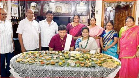 છપ્પનભોગ નહીં, ૧૫૮ મીઠાઈઓથી જમાઈનું સ્વાગત કર્યું સાસુ-સસરાએ