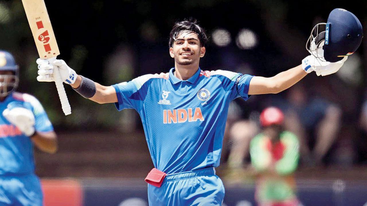 ગઈ કાલે ૧૦૯ રનની ઇનિંગ્સ દરમ્યાન વિહાન મલ્હોત્રા