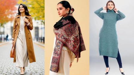 મજદારી અને સ્ટ્રૅટેજિક લેયરિંગ સાથે કુરતી શિયાળામાં ટ્રાય કરો