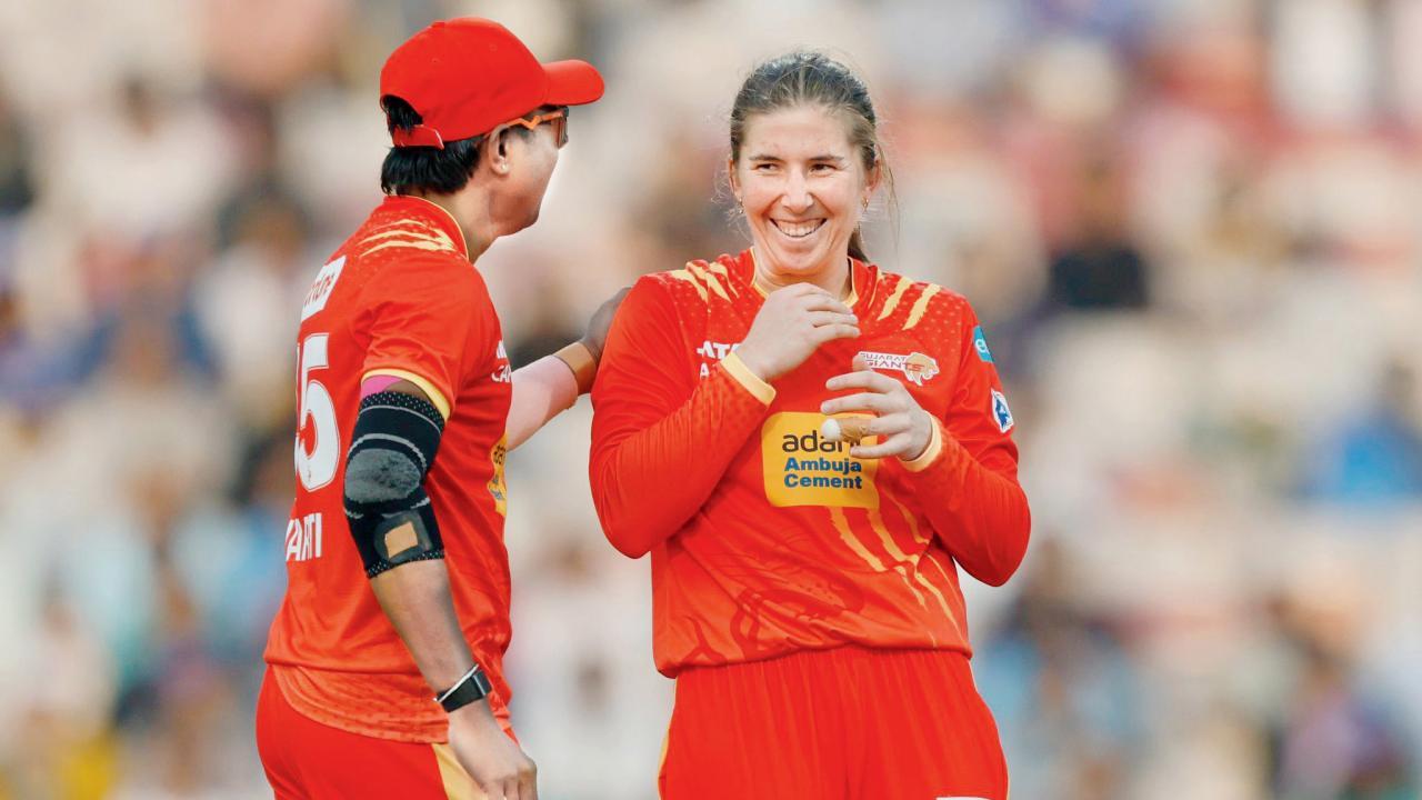 ઑસ્ટ્રેલિયાની ઑલરાઉન્ડર જ્યૉર્જિયા વેરહૅમે બૅટિંગ અને બોલિંગમાં ગુજરાત જાયન્ટ્સ માટે ધમાલ મચાવી હતી