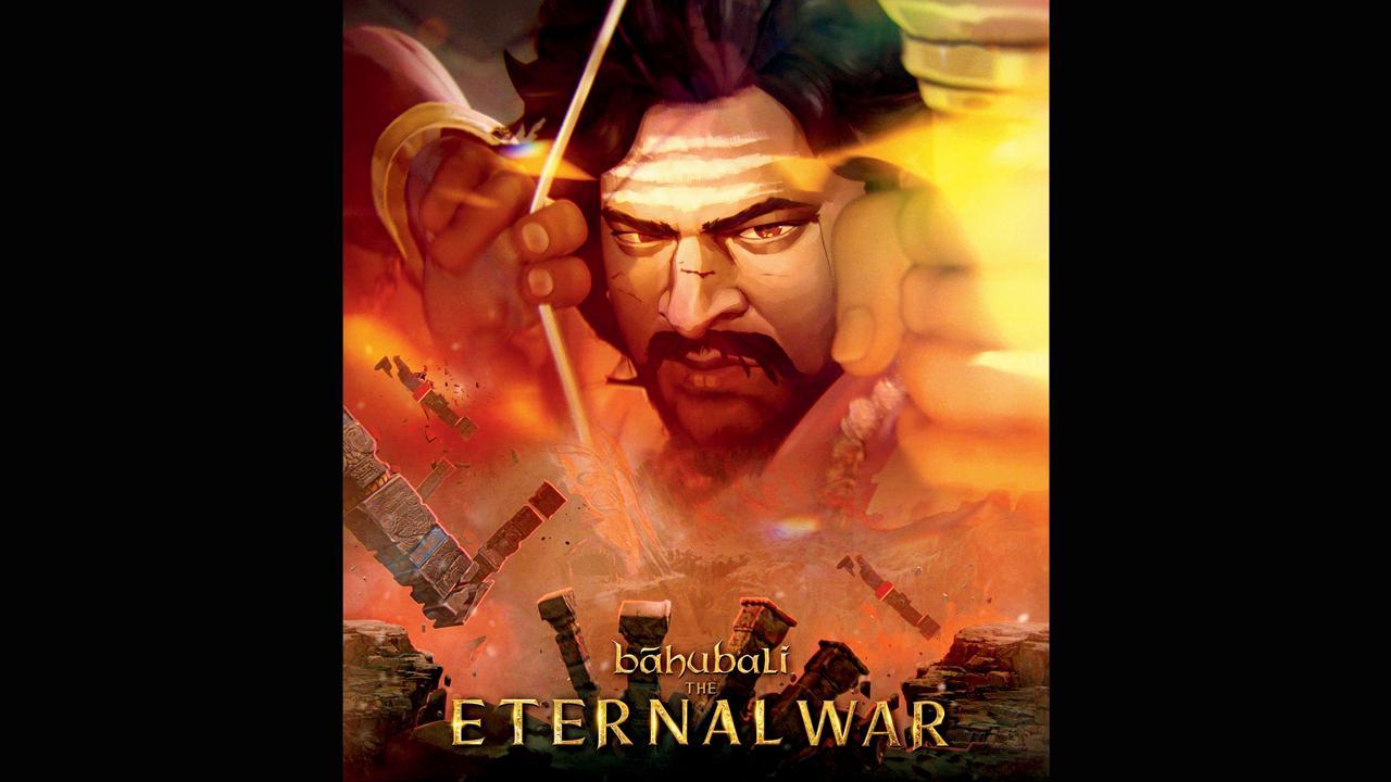 ઍનિમેશન ફિલ્મ બાહુબલી : ધ ઇટર્નલ વૉરની વાર્તા અમરેન્દ્ર બાહુબલીના મૃત્યુ પછીની યાત્રા પર આધારિત