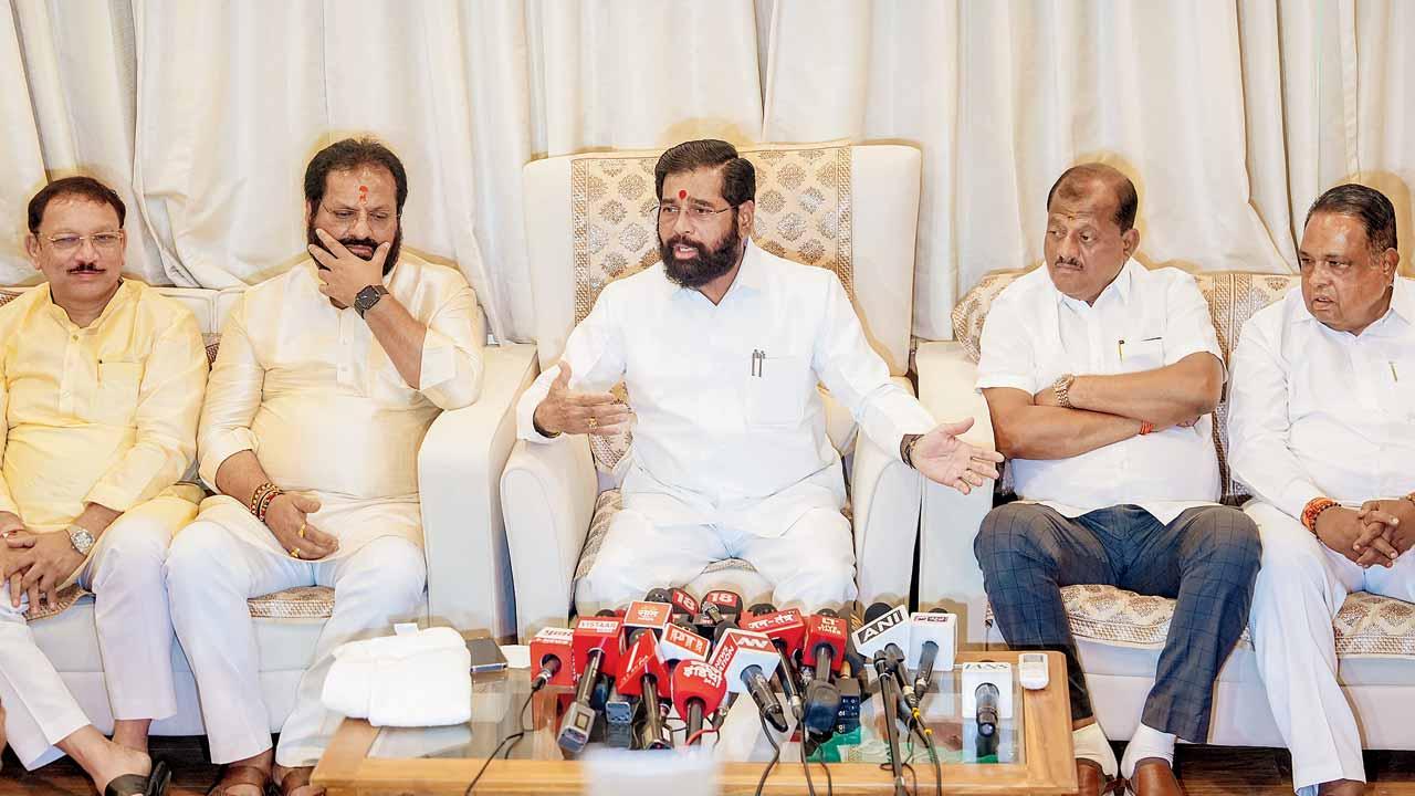 ગઈ કાલે દિલ્હીમાં એકનાથ શિંદે.