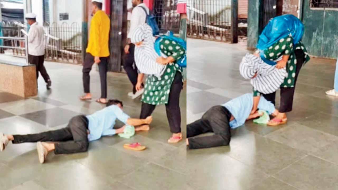 વાઇરલ વિડીયોમાંથી સ્ક્રીનશૉટ