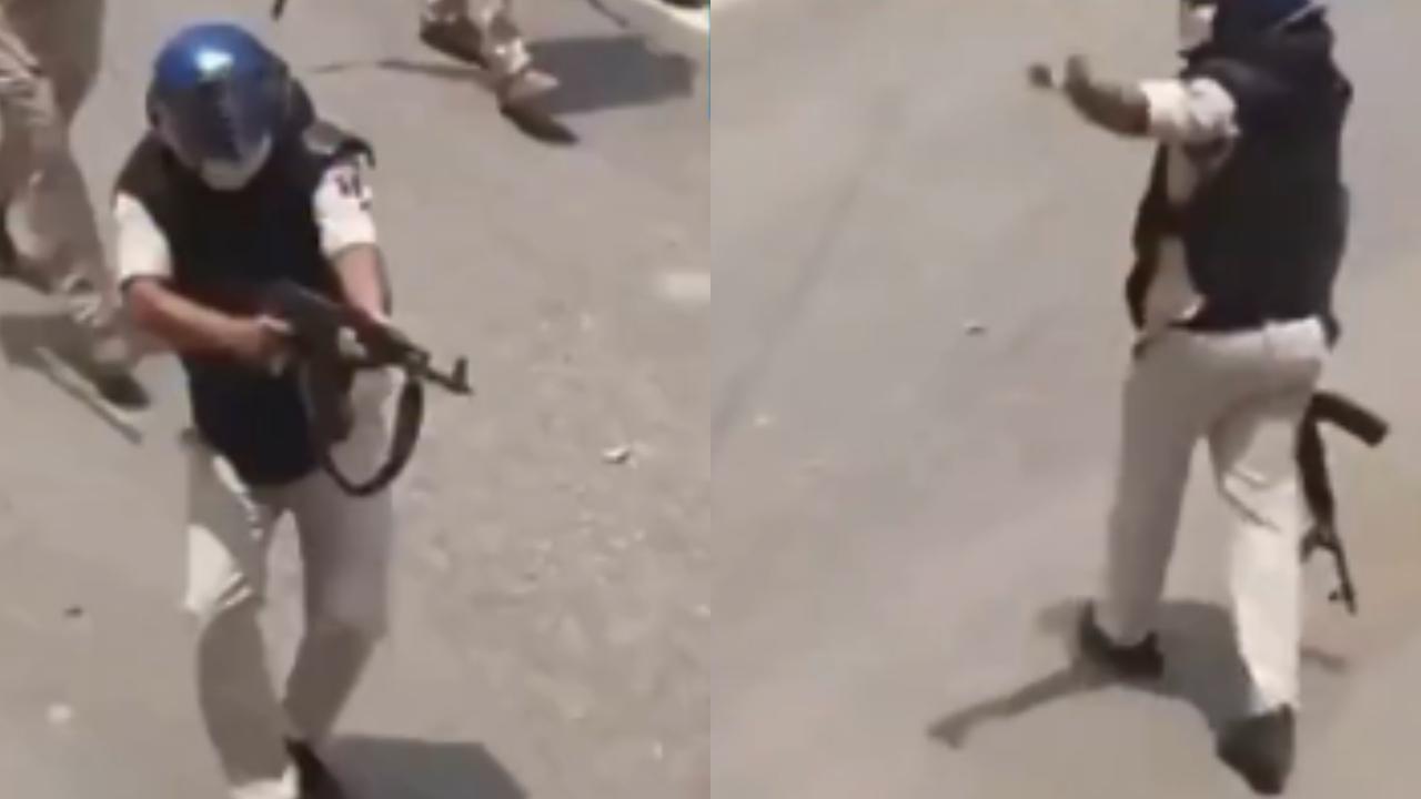 ઘટનાના વીડિયોમાંથી સ્ક્રીનશૉટ (તસવીર: X)