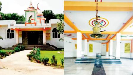 નવું જીર્ણોદ્રાર થયેલું એકલવ્યનું તીર્થ.