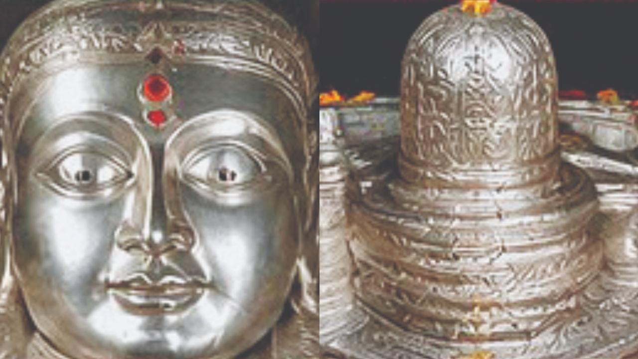 મહાદેવના શિવલિંગ પરથી ચોરાયેલું ચાંદીનું મહોરું.