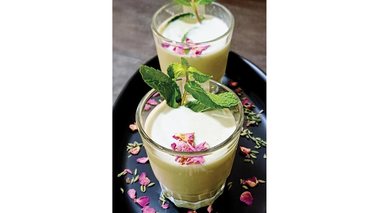 મિન્ટ ફેનલ લસ્સી