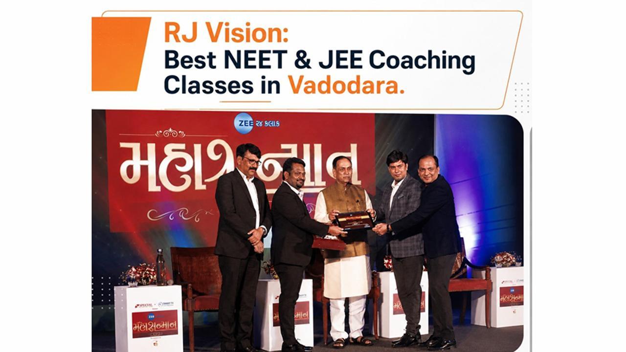 RJ Vision: વડોદરામાં NEET અને JEE માટે વિશ્વસનીય કોચિંગ સંસ્થા તરીકે ઉભરતું નામ