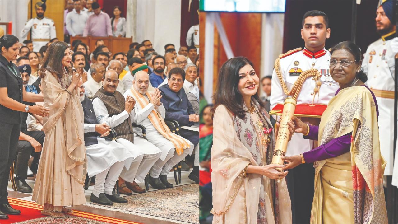 મંગળવારે રાષ્ટ્ર​પતિ ભવનમાં અલકા યાજ્ઞિક