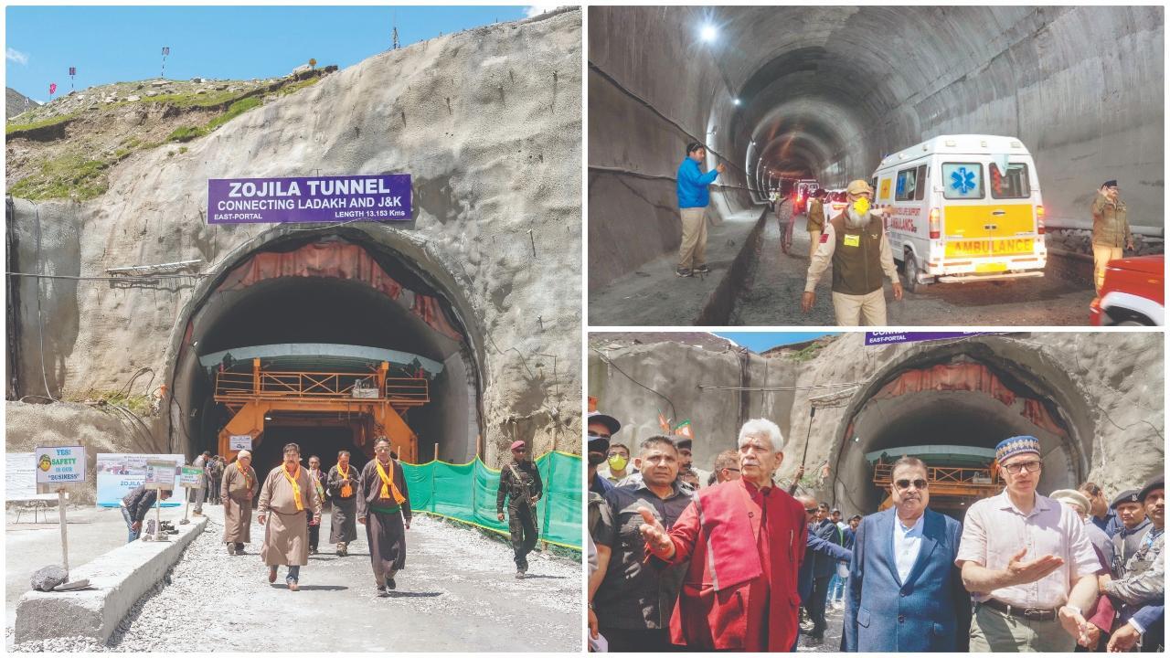 જમ્મુ અને કાશ્મીરને લદ્દાખ સાથે જોડતી ઝોજિલા ટનલનું અંતિમ બ્લાસ્ટિંગ ગઈ કાલે કરવામાં આવ્યું હતું જેમાં કેન્દ્રીય માર્ગ પરિવહન અને રાજમાર્ગ પ્રધાન નીતિન ગડકરી, મુખ્ય પ્રધાન ઓમર અબદુલ્લા તથા જમ્મુ અને કાશ્મીરના લેફ્ટનન્ટ ગવર્નર મનોજ સિંહા હાજર રહ્યા હતા.