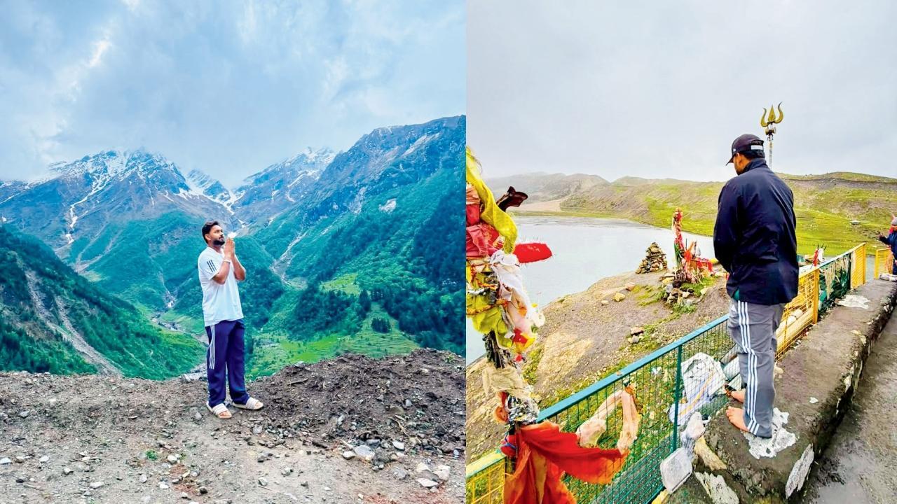 રિષભ પંત પહોંચ્યો આદિ કૈલાશ