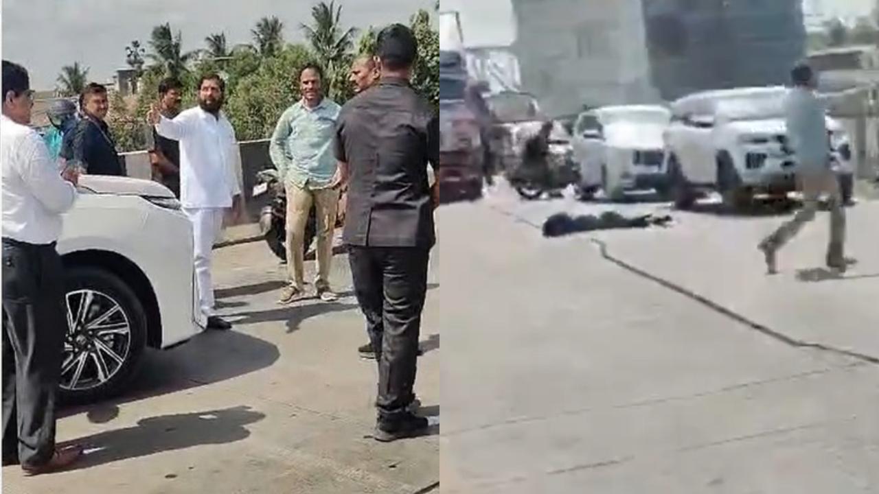 એકનાથ શિંદેએ ઘટનાસ્થળે દોડી મદદ કરી (તસવીર: X)