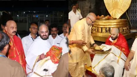 દર વર્ષે, લાખો ભક્તો ભગવાન વેંકટેશ્વર પ્રત્યે શ્રદ્ધા વ્યક્ત કરવા માટે તિરુમાલા મંદિરમાં પોતાના વાળ અર્પણ કરે છે. આ પરંપરાને અનુસરીને, અનંત અંબાણીએ મંદિરમાં વાળ અર્પણની વિધિ પણ કરી. 