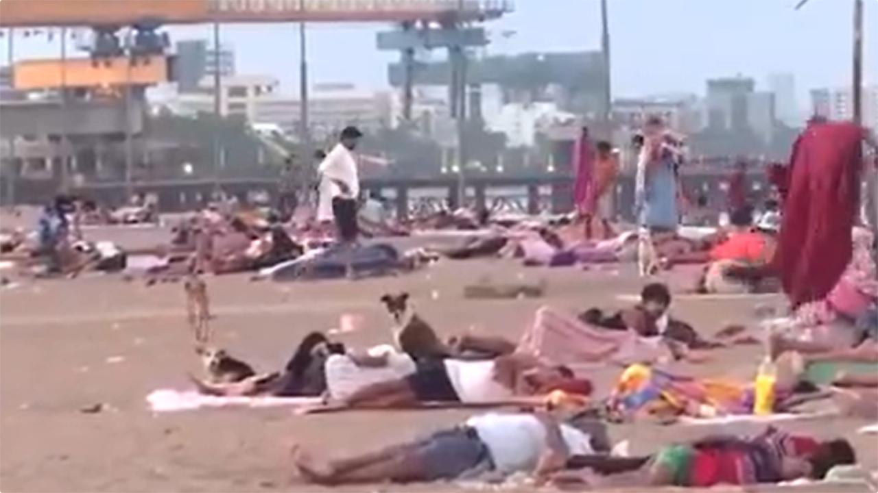 વાઇરલ વિડીયોમાંથી સ્ક્રીનશૉટ