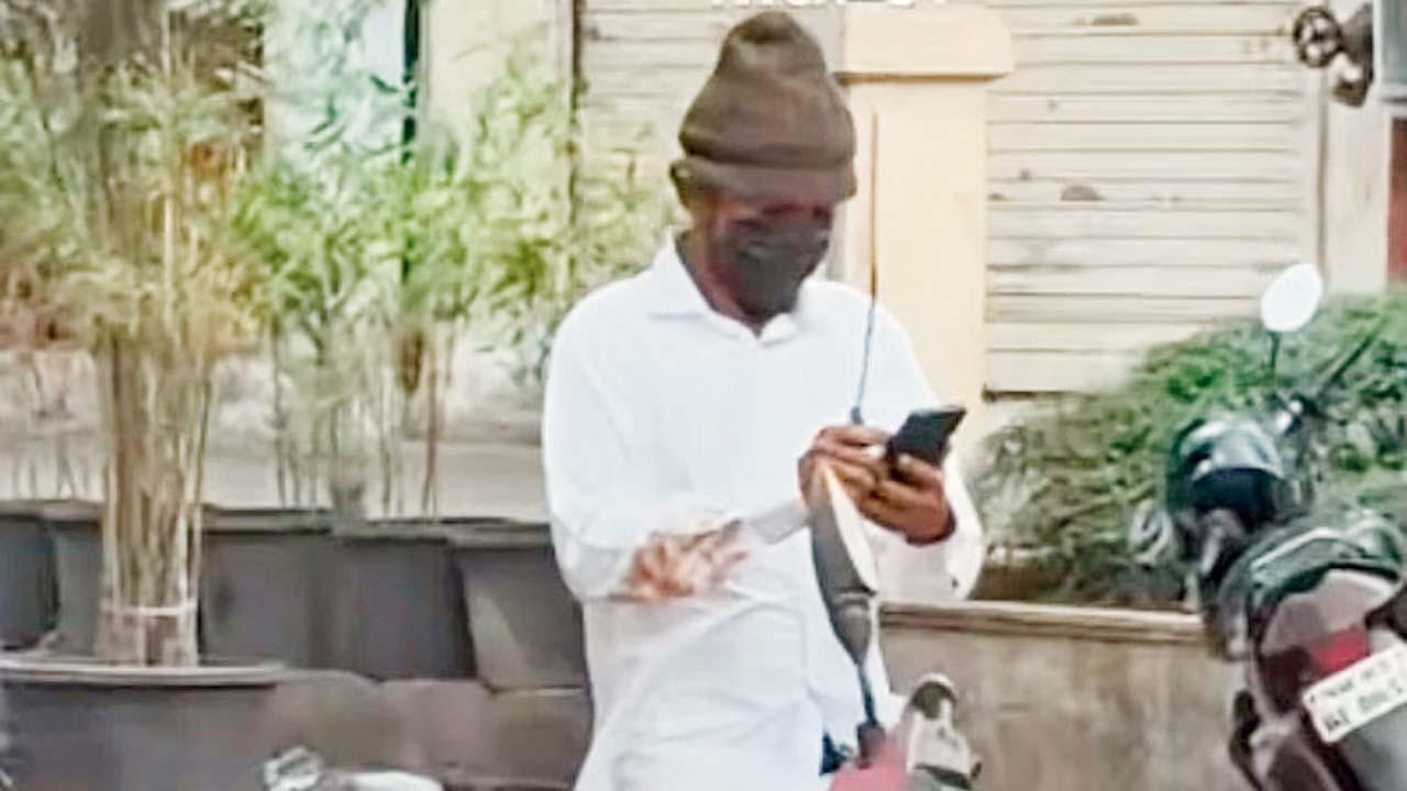 વાઇરલ થયેલા વિડિયોમાં જોવા મળેલો આરોપી.