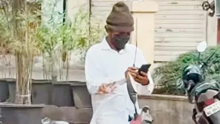 વાઇરલ થયેલા વિડિયોમાં જોવા મળેલો આરોપી.