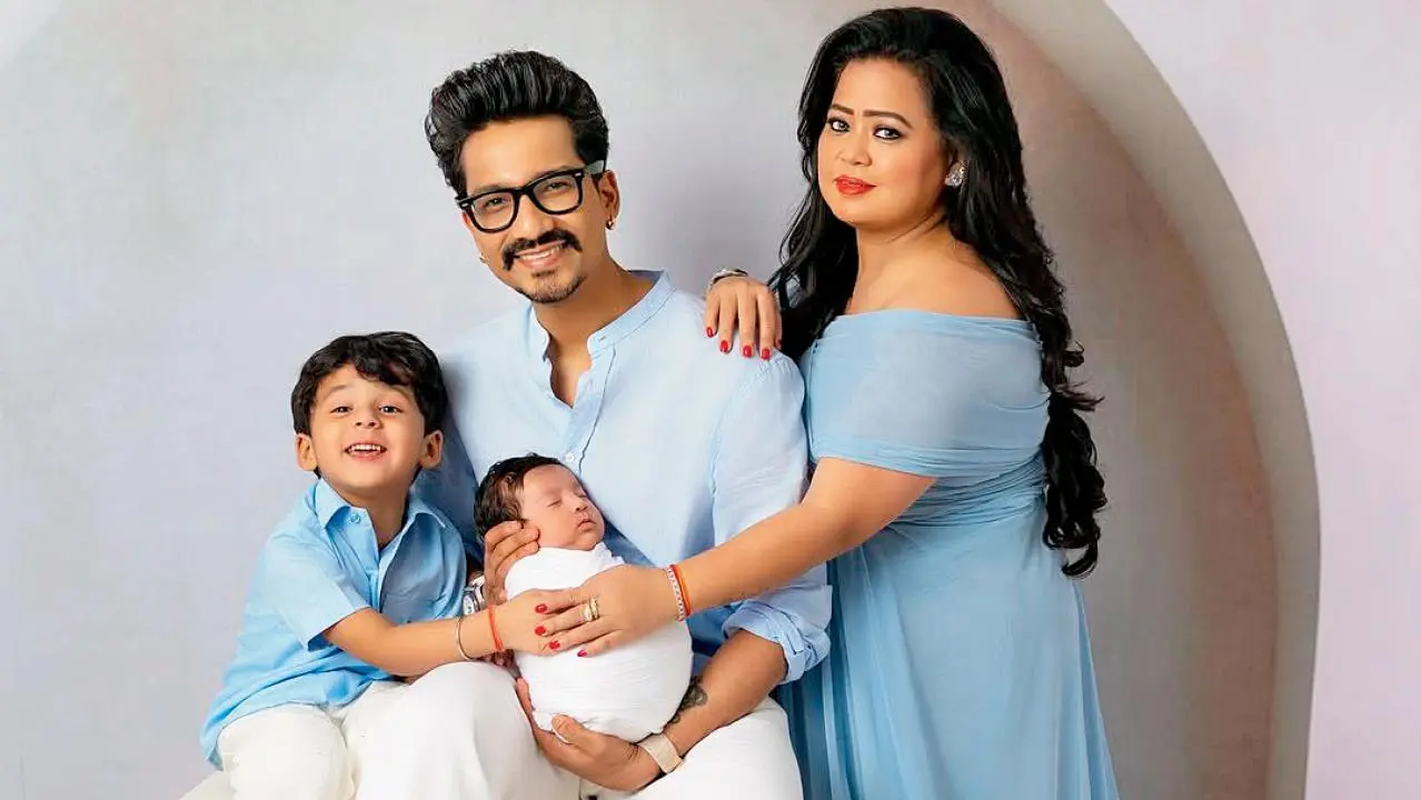 ભારતી સિંહે નાના દીકરા કાજુનો ચહેરો દેખાડ્યો