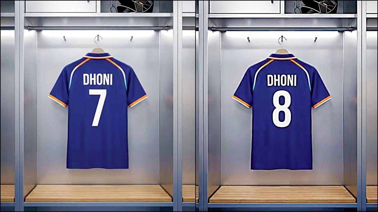 ૭ને બદલે ૮ નંબરવાળી જર્સીની ધોનીની પોસ્ટને લીધે ચાહકો મૂંઝવણમાં
