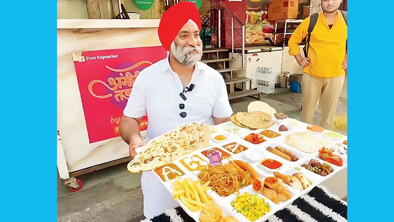 ધુરંધર 2 વેજ થાલી