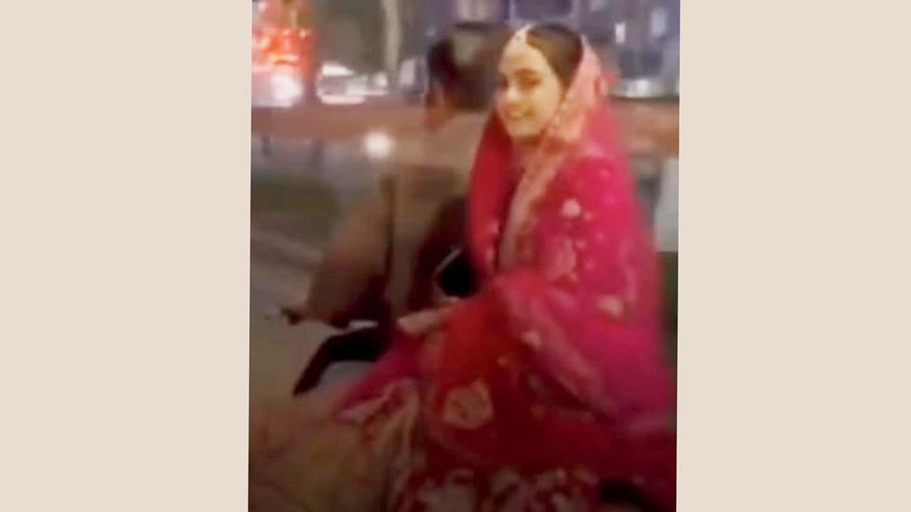 વાઇરલ વિડીયોમાંથી સ્ક્રીનશૉટ