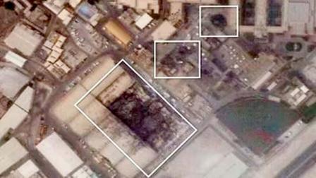 તેહરાન ટાઇમ્સના સોશ્યલ મીડિયા પર બાહરિનમાં આવેલા અમેરિકાના નેવલ સપોર્ટ હેડક્વાૅર્ટરને ડૅમેજ કર્યાની તસવીરો શૅર થઈ હતી.