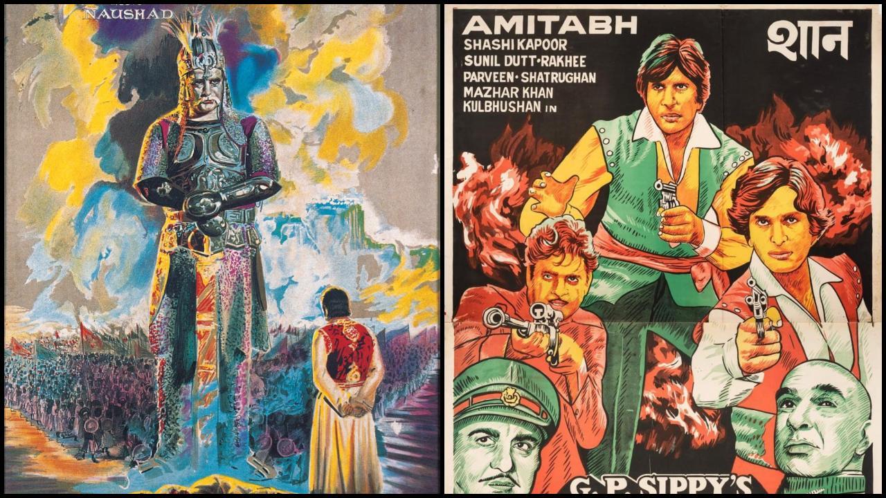 પ્રદર્શનમાં ભારતીય સિનેમાના વિવિધ યુગો - તેમજ સિનેમેટિક કરેજના વિકાસશીલ સ્વભાવને પણ `દેવ-રાજ-દિલીપ`, `રે-ઘાતક-સેન` અને `સલમાન-આમીર-શાહરુખ` જેવી પ્રતિષ્ઠિત ત્રિપુટીઓના દ્રષ્ટિકોણથી દર્શાવવામાં આવશે. (તસવીરો: તૂલી રિસર્ચ સેન્ટર ફોર ઇન્ડિયા સ્ટડીઝ)