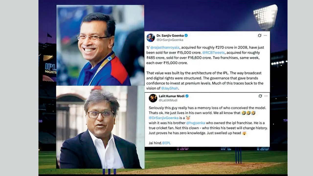 સંજીવ ગોયનકાએ સોશ્યલ મીડિયા પ્લૅટફૉર્મ X પર બૅન્ગલોર અને રાજસ્થાનની ટીમની કરોડો રૂપિયાની ડીલ માટે જય શાહને શ્રેય આપ્યું હતું.