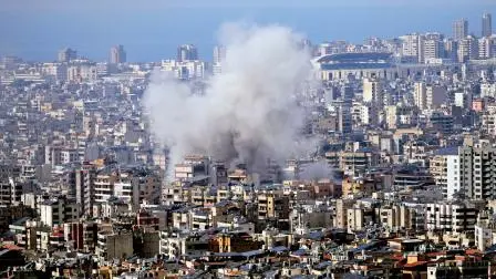 હિઝબુલ્લાહનાં ઠેકાણાંઓ પર ઇઝરાયલનો હુમલો.