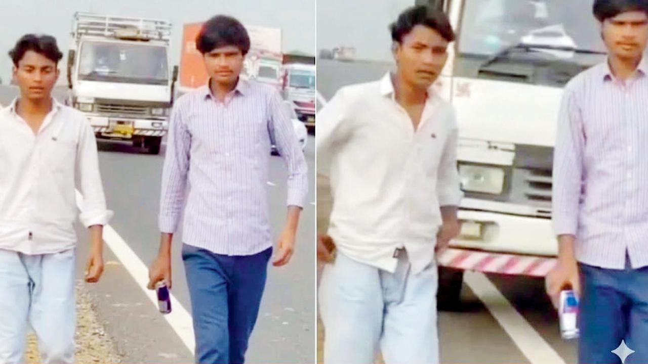 એક્સપ્રેસવે પર રીલ બનાવવાના ચક્કરમાં ટ્રકની ટક્કર લાગી અને મોત ભરખી ગયું