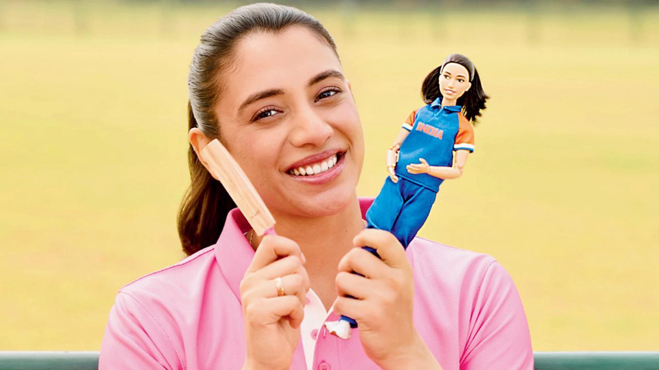 સ્મૃતિ માન્ધનાનો બાર્બી ડૉલ અવતાર