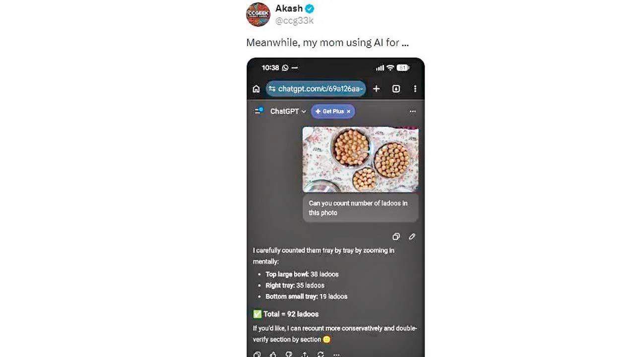 ChatGPTમાં અપલોડ થયેલ ફોટો 