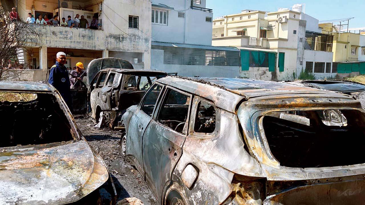 દુર્ઘટના જ્યાં બની હતી એ સ્થળનું દૃશ્ય