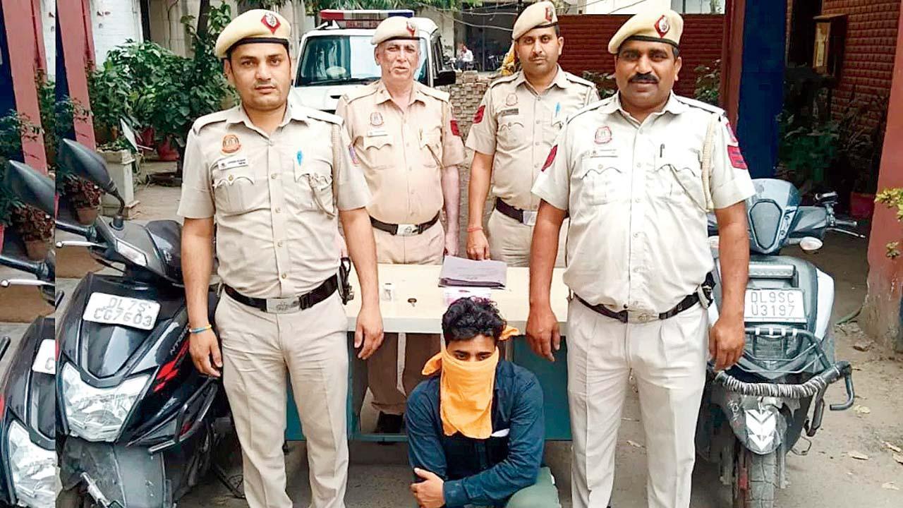 દિલ્હીના આર. કે. પુરમ વિસ્તારમાં પોલીસે એક શાતિર ચોરને પકડ્યો છે
