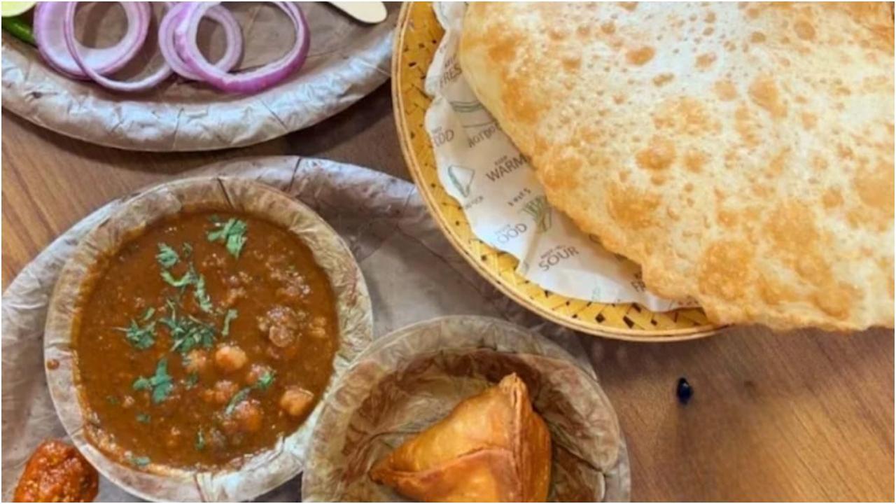 છોલે ભટૂરેની મિજબાની - તસવીર સૌજન્ય પૂજા સાંગાણી