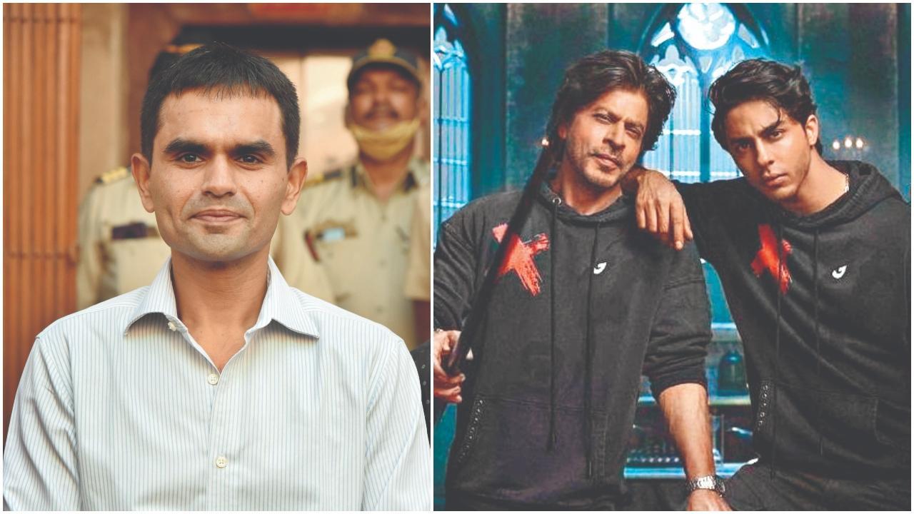 સમીર વાનખેડે, શાહરુખ ખાન અને આર્યન ખાન