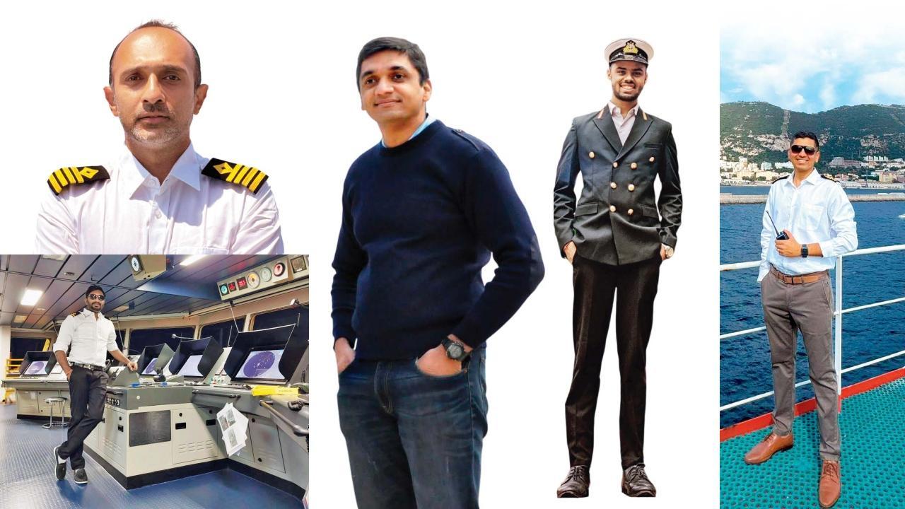 (ડાબેથી) સાગર વ્યાસ (ઉપર), હરેશ મજેવાનિયા (નીચે), નિશાંત મહેતા, આદિત્ય ત્રિવેદી, મિતેશ પટેલ