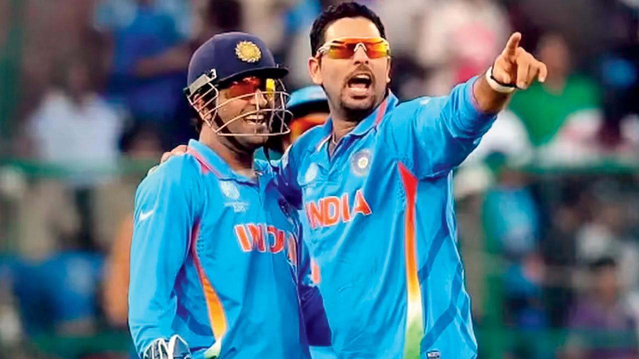 યુવરાજ સિંહ અને મહેન્દ્ર સિંહ ધોની