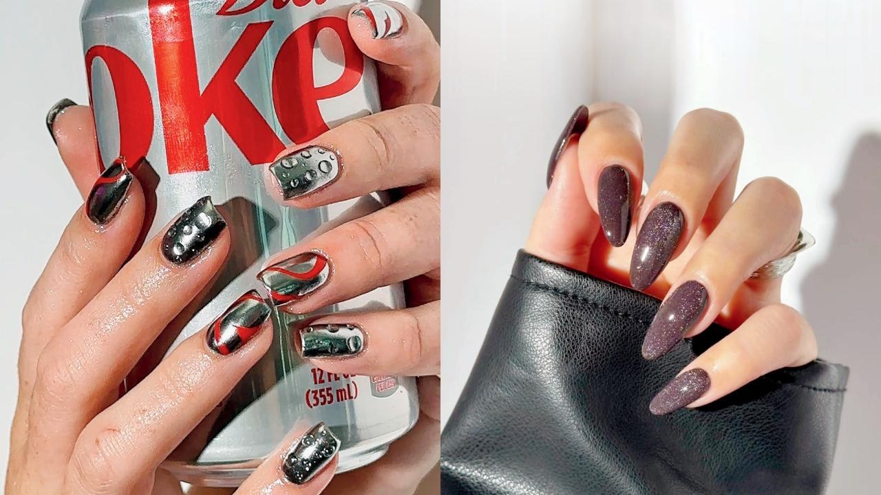 નેઇલ-આર્ટમાં ડાયટ કોક નેઇલ્સનો ટ્રેન્ડ