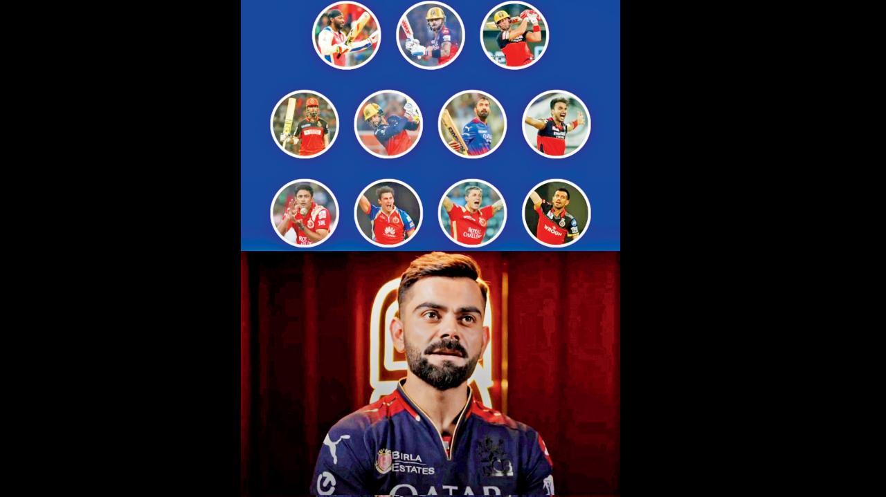 ઑલટાઇમ RCB ઇલેવન જાહેર કરી વિરાટ કોહલીએ