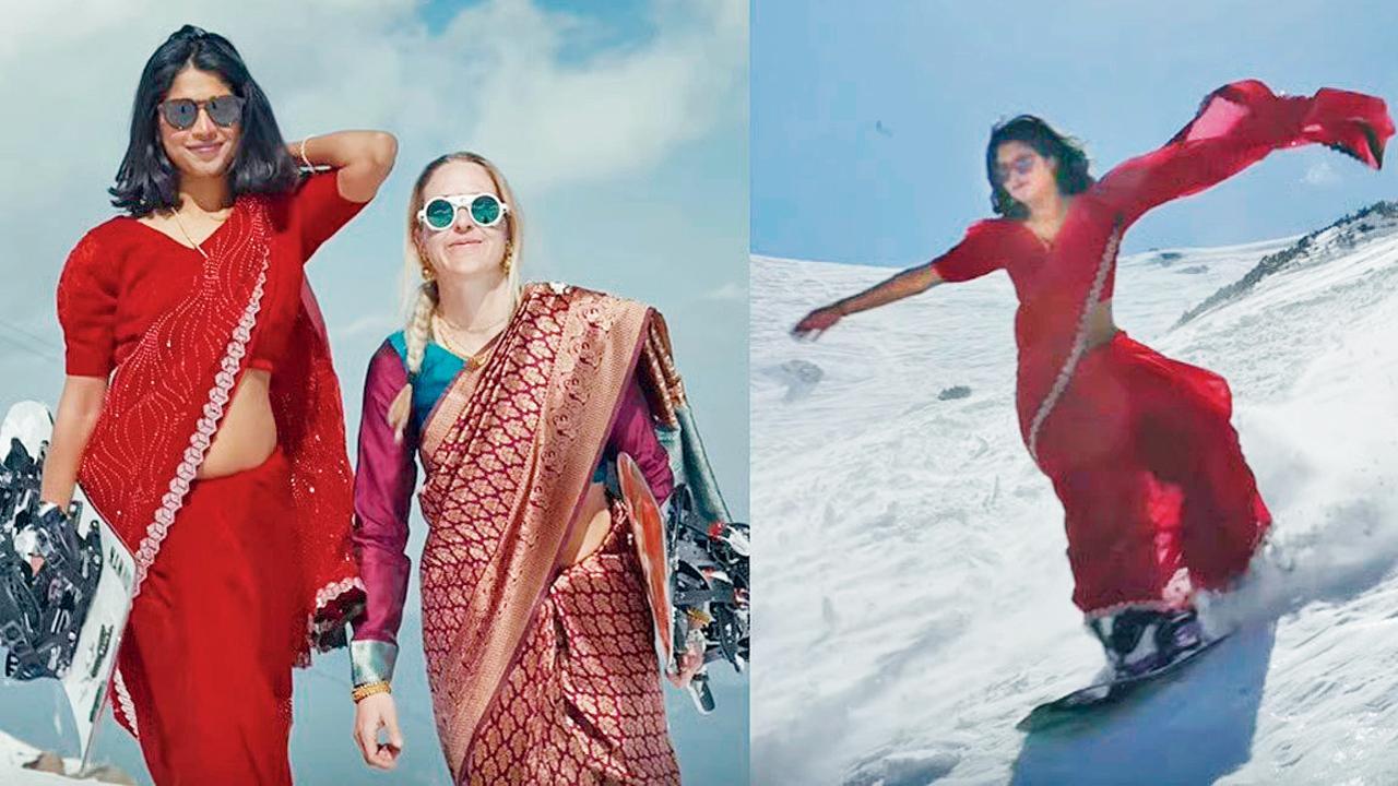 વાઇરલ ક્લિપમાં ઊર્મિલા સાથે પ્રોફેશનલ રાઇડર લિન્ડા પણ દેખાય છે