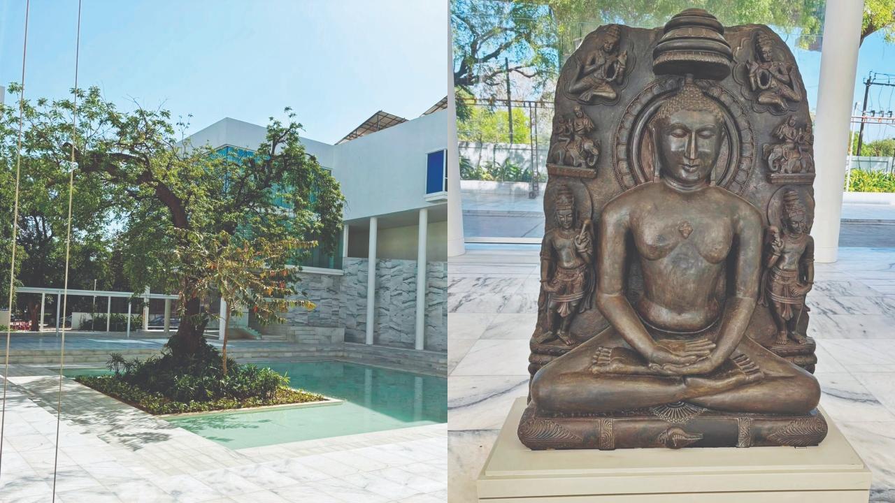 કોબા તીર્થ ખાતે સમ્રાટ સંપ્રતિ મ્યુઝિયમની ઝલક.