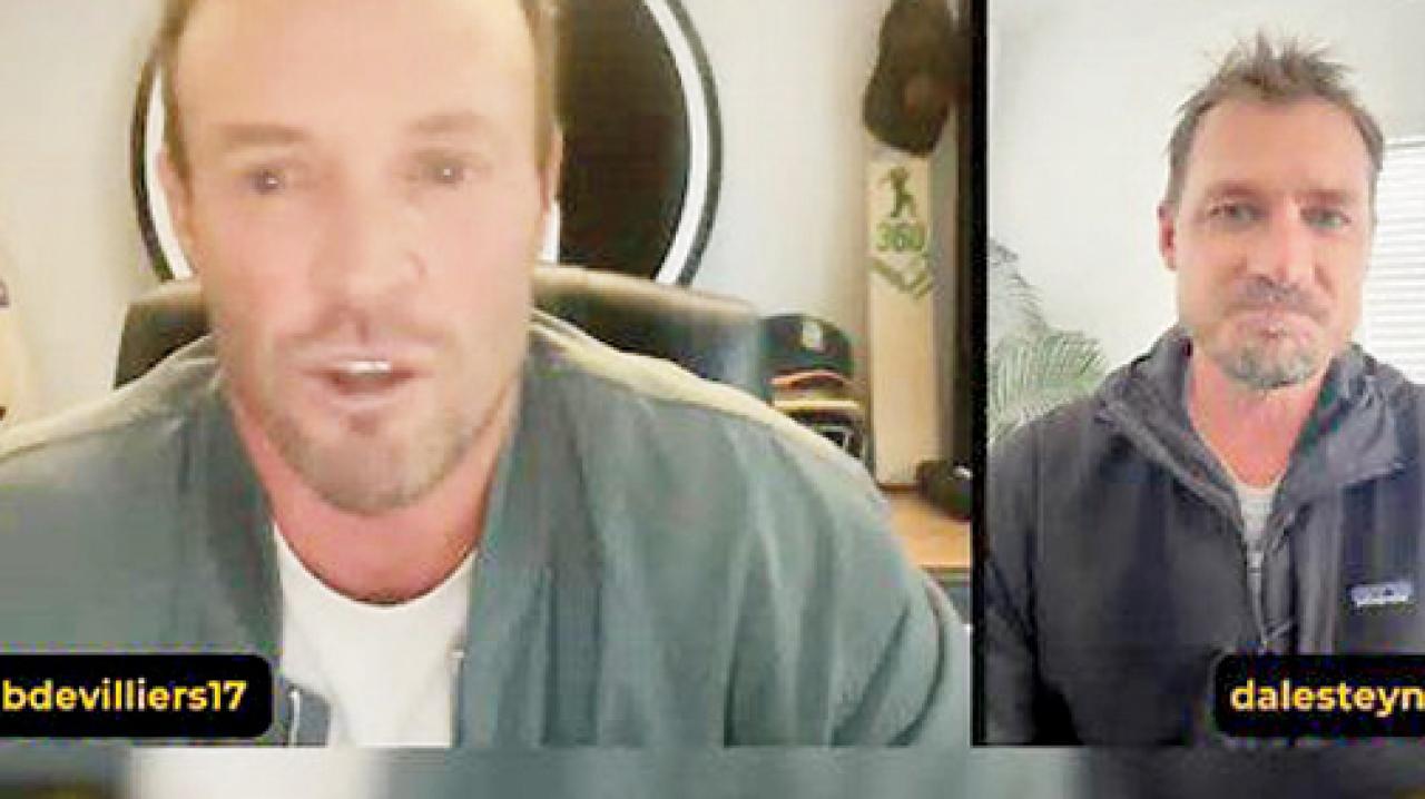 યુટ્યુબ શોમાં ન્યુ ઝીલૅન્ડ ટીમ વિશે ચર્ચા કરતા સાઉથ આફ્રિકાના ભૂતપૂર્વ ક્રિકેટર્સ એ.બી. ડિવિલિયર્સ અને ડેલ સ્ટેન.