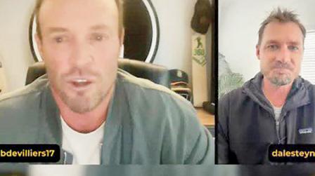 યુટ્યુબ શોમાં ન્યુ ઝીલૅન્ડ ટીમ વિશે ચર્ચા કરતા સાઉથ આફ્રિકાના ભૂતપૂર્વ ક્રિકેટર્સ એ.બી. ડિવિલિયર્સ અને ડેલ સ્ટેન.